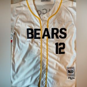1976 Bad New Bears Tanner Boyle #12 Baseball Jersey Chico's Bail Bonds Stitched